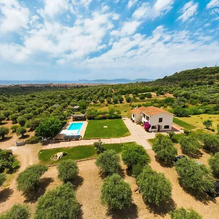 Clicksardegna Emanuel Ad Con Vista Mare Spettacolare, Piscina Indipendente Per 8 Persone 阿尔盖罗
